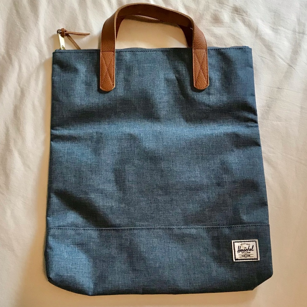 Herschel fold over large handbag